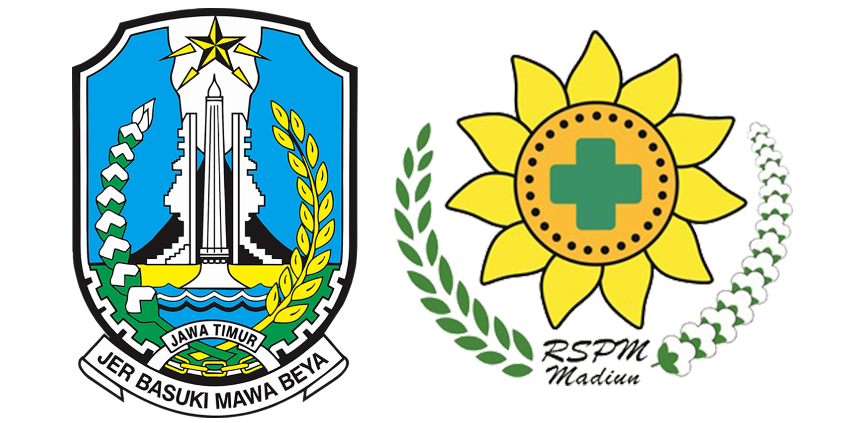 Logo Pemprov Jatim & RS Paru Manguharjo